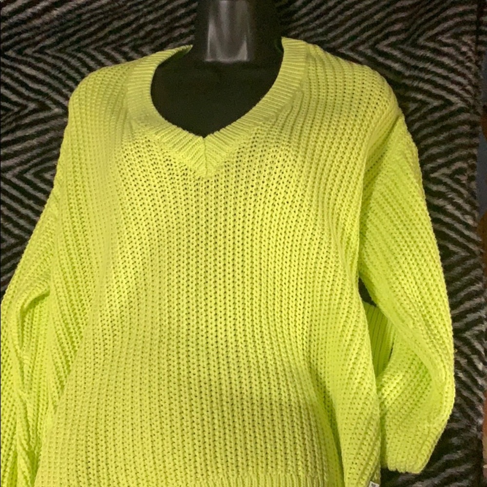 Pink Victoria Secret v neck sweater